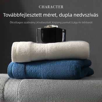 7A antibakteriális pamut törölköző háztartási férfiaknak és nőknek, arc- és fürdőmosó felnőtteknek, nedvszívó, hajmentes dezodoráló, vastagított arctörölköző