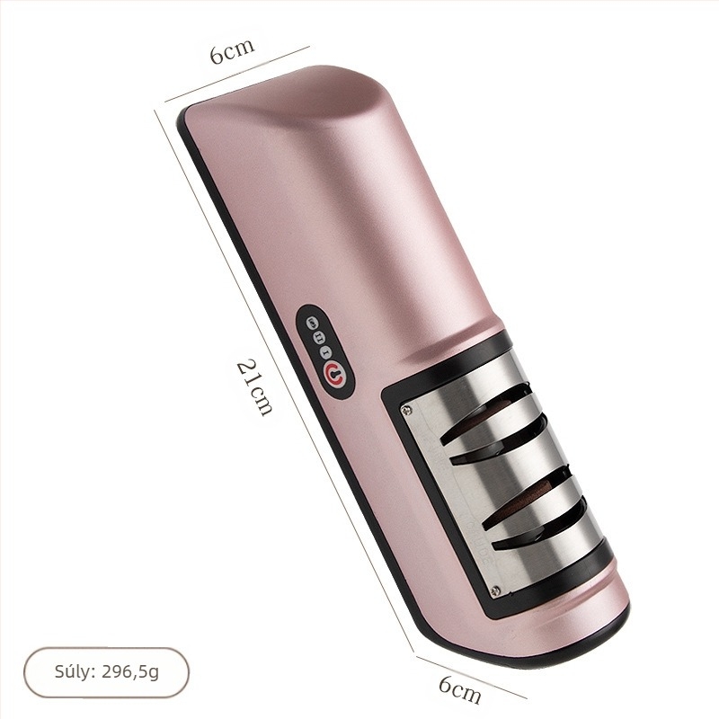 Határokon átnyúló, forró eladású elektromos késcsiszoló háztartási őrlőkő műtárgy multifunkcionális, teljesen automatikus töltésű kis késcsiszoló