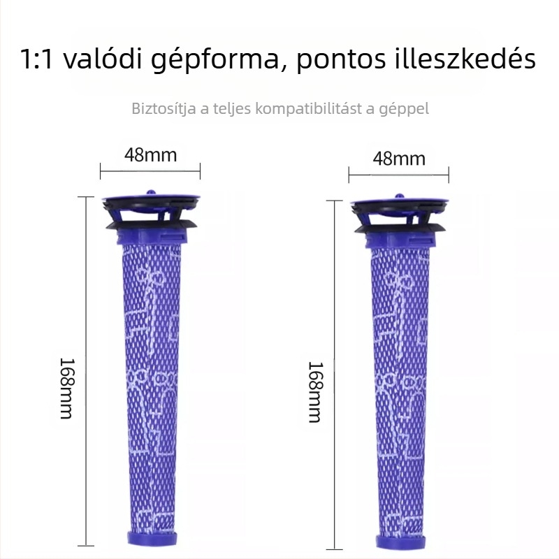 Dyson v7 v8 v6 dc58 dc59 dc62 porszívó elülső szűrőbetét tartozékokhoz, szűrőhálóhoz alkalmas
