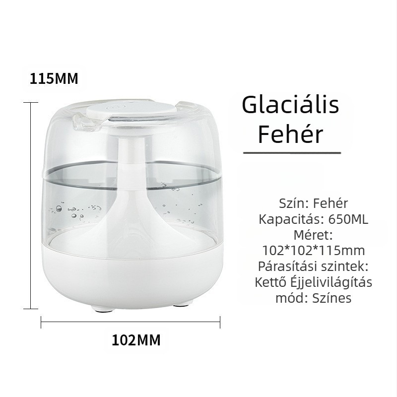Légnedvesítő határokon átnyúló mini párásító háztartási hálószoba kis aromaterápiás gép asztali némító mennyezeti lámpa kollégiumi