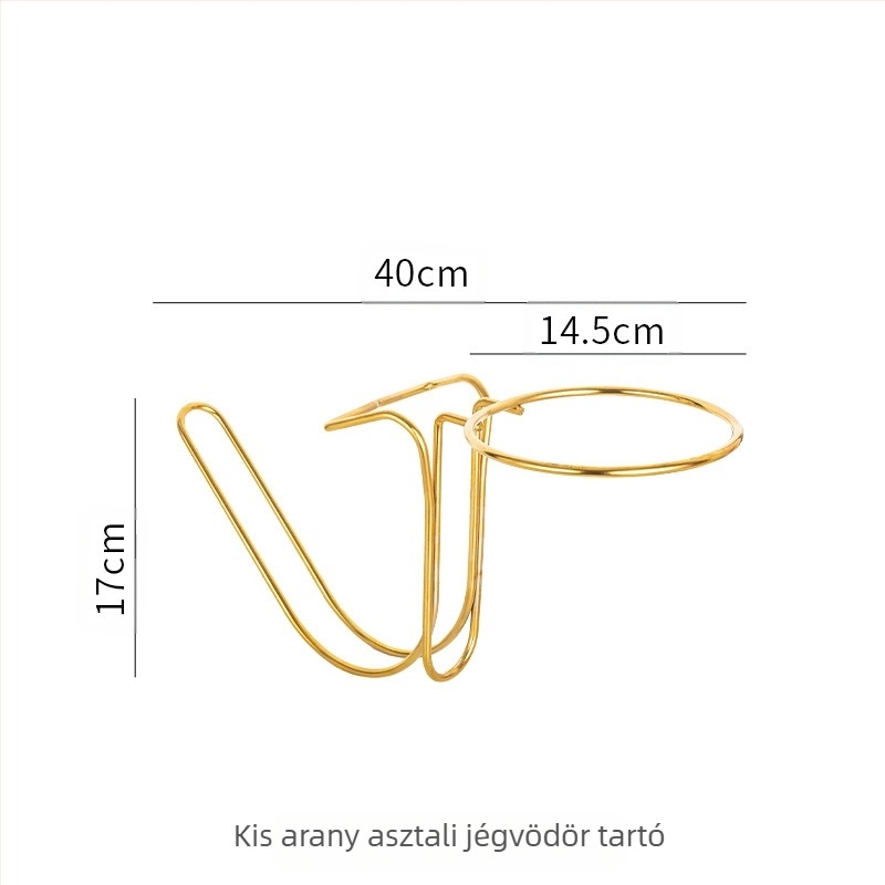 Új, vastagított rozsdamentes acél asztali magas polcos tároló bár Ktv jégvödör konzol pezsgősvödör vörösboros jégvödör