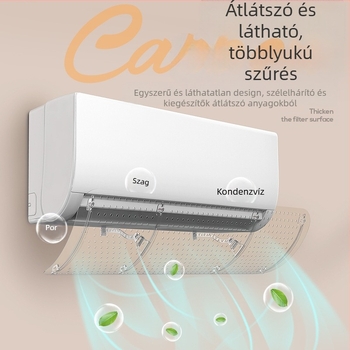 Átlátszó légkondicionáló szélvédő határokon átnyúló, forró eladású szélvédő külkereskedelmi légkondicionáló terelőlap háztartási légkondicionáló szélvédő