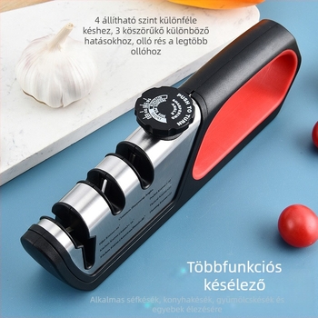 Határokon átnyúló háztartási csúcskategóriás késélező, állítható volfrám acélból készült, három az egyben multifunkcionális ollóélező műtárgy