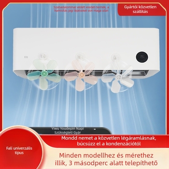 Légkondicionáló vezetőventilátor szélkotró szélvezető közvetlen fújás elleni szélterelő szélirány állítható hálószoba nappali függesztett típus univerzális típus