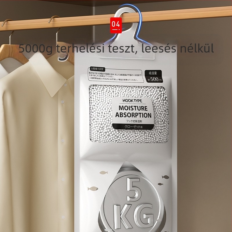 Japán páramentesítő zsák, szárítószer, nedvességálló, penészálló zsák, beltéri ruhásszekrény, felakasztható kollégiumi diák nedvességeltávolító és nedvességelnyelő műtárgy