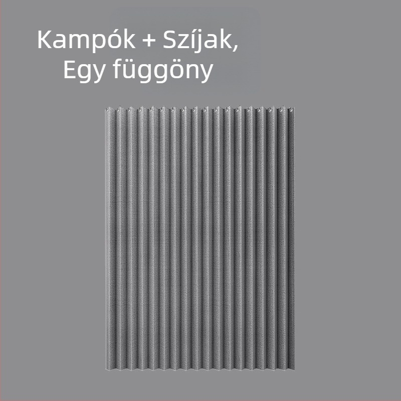 Összecsukható mágneses zuhanyfüggöny fürdőszobai ajtófüggöny WC láthatatlan válaszfal függöny vízálló penészes gyári közvetlen értékesítés