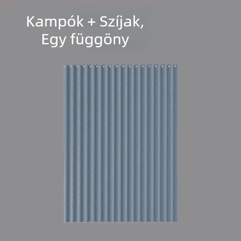 Összecsukható mágneses zuhanyfüggöny fürdőszobai ajtófüggöny WC láthatatlan válaszfal függöny vízálló penészes gyári közvetlen értékesítés