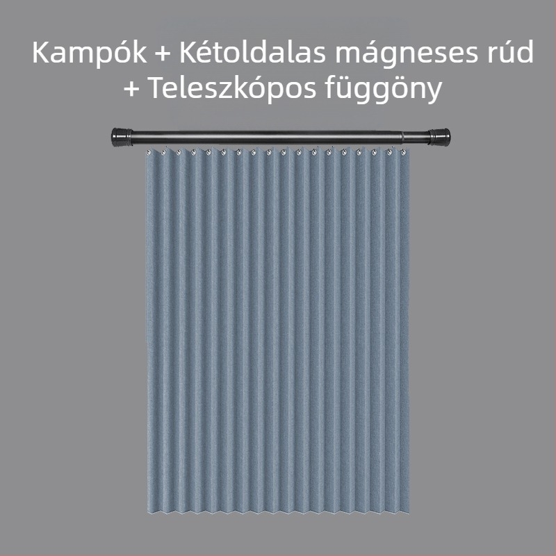 Összecsukható mágneses zuhanyfüggöny fürdőszobai ajtófüggöny WC láthatatlan válaszfal függöny vízálló penészes gyári közvetlen értékesítés