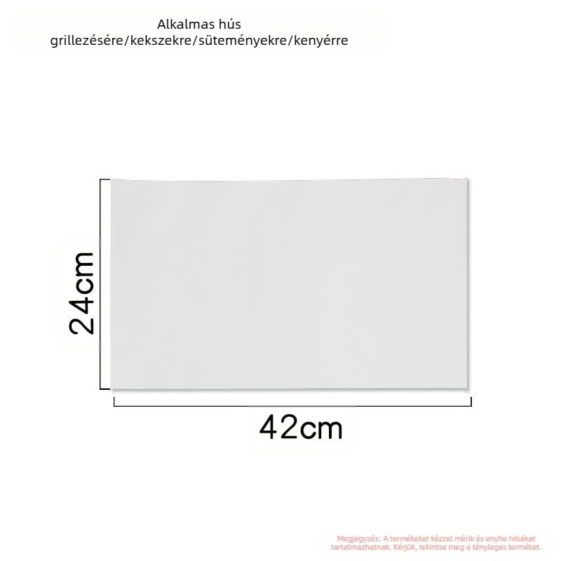 Speciális sütőpapír Szilikonolaj-papír Konyhai olajat nedvszívó papír Magas hőmérsékletű sütőbe való speciális olajpapír Sütőolaj-papír Sütőpapír