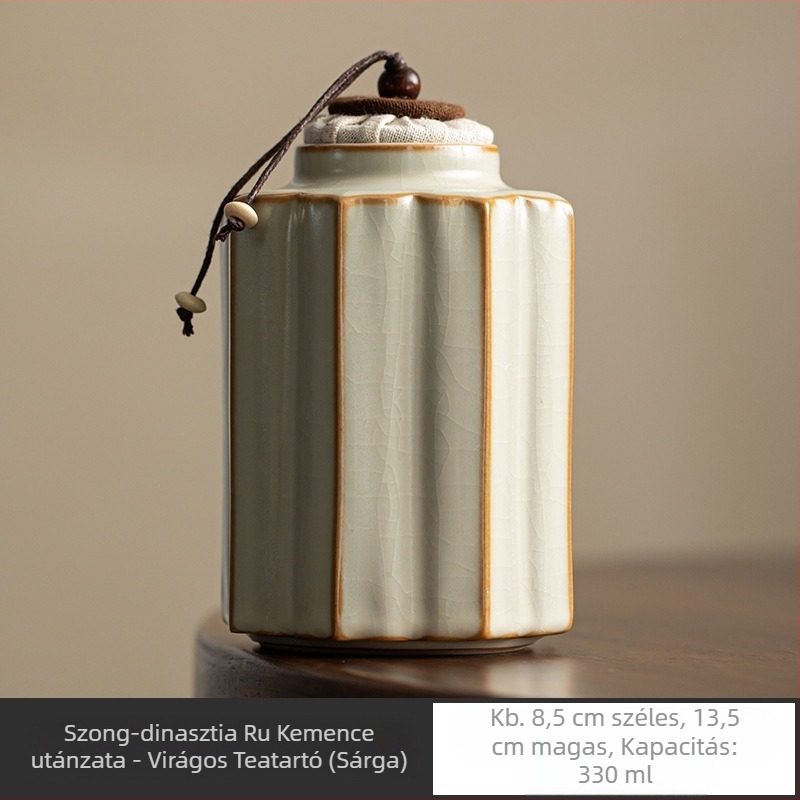 Dehua Ru kemencében lévő kerámia teáskanna lezárt üveg háztartási kínai hordozható teatároló edény