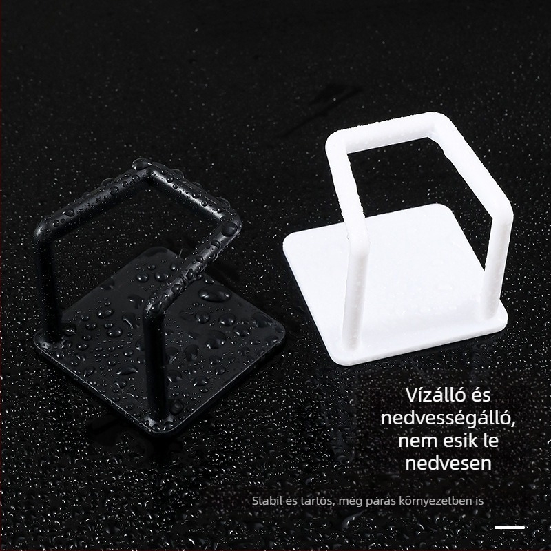 Mosogató-medencetartó lyukasztás nélkül, konyhai mosogató, acélgolyó, rongy, edényfedél, falra akasztható tárolóállvány, lefolyótartó