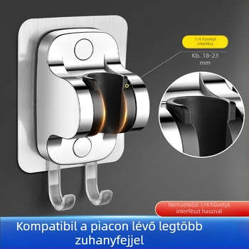 Ütésmentes zuhanytartó esőztető függőfej tartozékok állítható fürdőszobai zuhanyfej talp virágszárító rögzített műtárgy