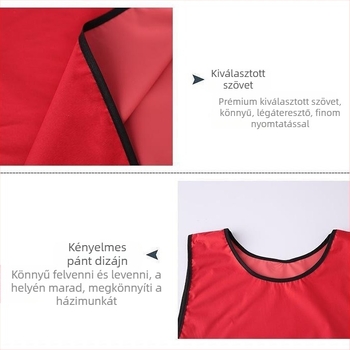 Műtrágya mellény kötény vízálló és olajálló konyhai női főzési szennyeződésálló rövid könnyű munkaruha