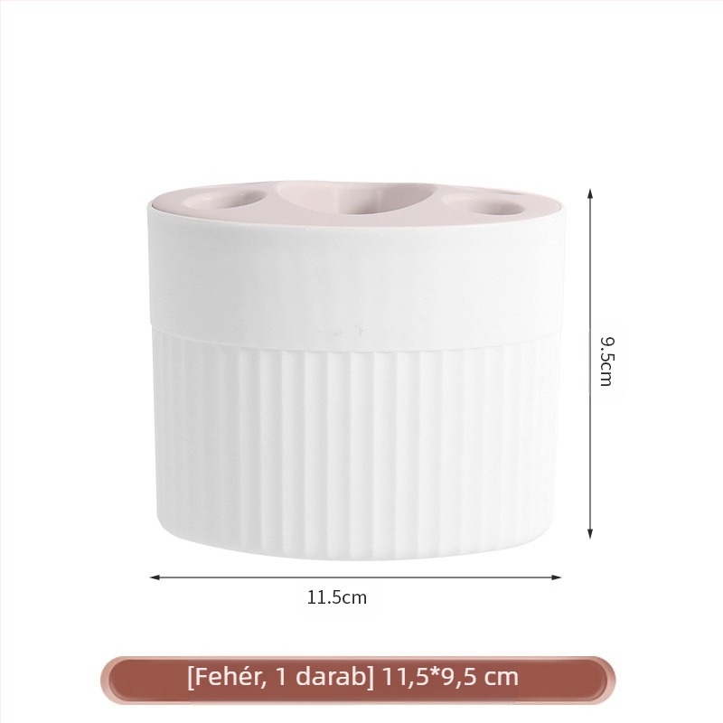 Háztartási WC-fogkefe Fogkrémtartó Tárolóállvány Elektromos fogkefe Tárolódoboz Páros Lyukmentes Fogászati Tartók