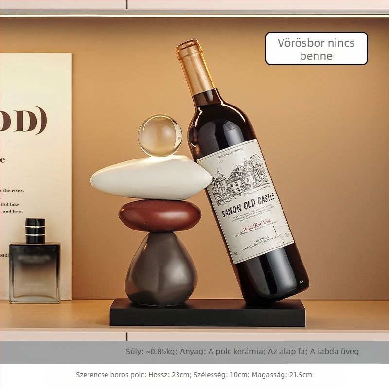 Time and Time vörösbortartó nagykereskedelmi díszek, fényűző luxus nappali tálalószekrény, borosszekrény dekorációk, bortartó dekoráció, magas szintű érzék