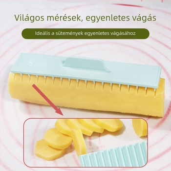 Sütimérő vonalzó, Kekszvágó, Tortatekercs-szabályozó, Vastag vágású háztartási sütővonalzó, Vastag vágású eszköz