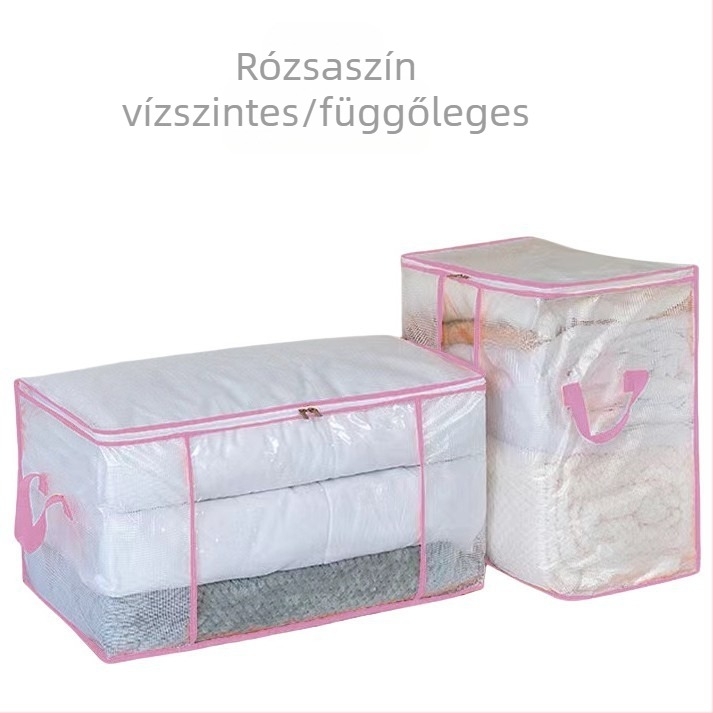 Paplantároló táska, átlátszó táska, tárolódoboz, ruhatároló, szekrény, költöztető táska, tárolódoboz, tárolószekrény