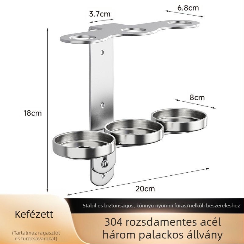 304 rozsdamentes acél szappanadagoló, nem perforált szállodai WC-tusfürdő kézfertőtlenítő préspalack határokon átnyúló exporthoz