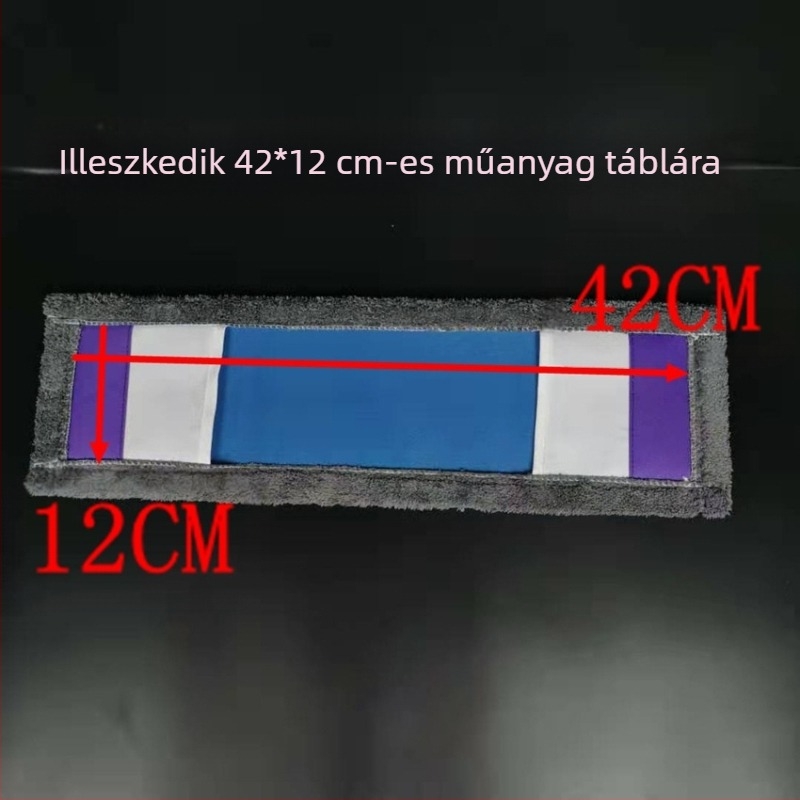 Lapos felmosó csere Kendő Felmosó kendő huzat típus 65cm pamut szál nedvszívó por nyomófej laza felmosó kendő fej
