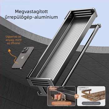 WC tapadókorongos tárolóállvány fürdőszobai WC törölközők tusfürdő sampon kozmetikumok tárolóállvány lyukasztásmentes