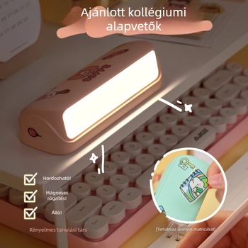 Internetes híres mini éjszakai fény, aranyos hálószobai éjjeli hangulatvilágítás, éjszakai piaci stand LED éjszakai fény ajándék