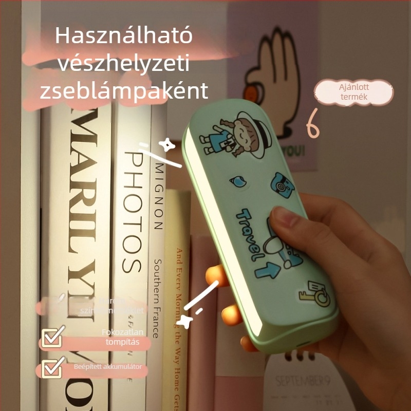 Internetes híres mini éjszakai fény, aranyos hálószobai éjjeli hangulatvilágítás, éjszakai piaci stand LED éjszakai fény ajándék