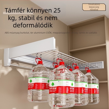 Fürdőszobai láthatatlan ruhaszárító állvány Beltéri erkély Kiugró ablak Összecsukható falra szerelhető teleszkópos törölközőtartó Ruhaszárító műtárgy