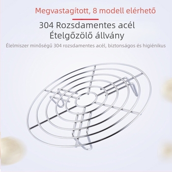 Gőzölőállvány Gőzölőállvány Gőzölőállvány Gőzölőállvány Gőzölőállvány Gőzölőakasztó állvány 304 rozsdamentes acél rizsfőző vízálló otthoni magas talpú