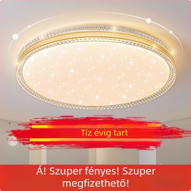 LED mennyezeti lámpa hálószobába, egyszerű modern nappali lámpa kerek szoba dolgozószoba erkély folyosó új lámpa