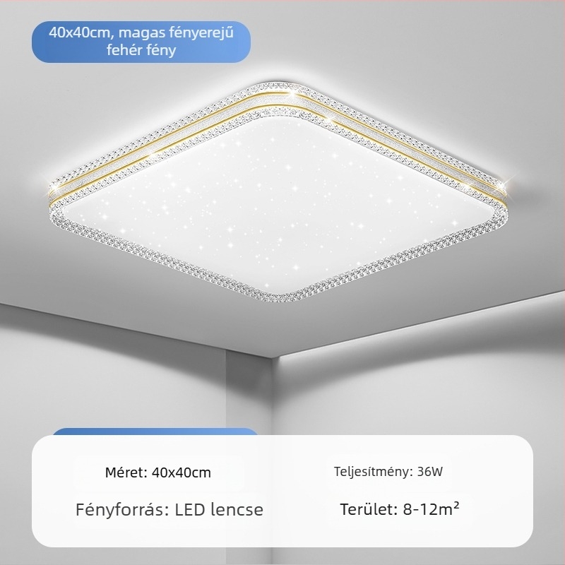 LED mennyezeti lámpa hálószobába, egyszerű modern nappali lámpa kerek szoba dolgozószoba erkély folyosó új lámpa