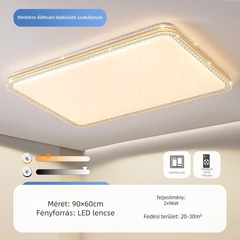 LED mennyezeti lámpa hálószobába, egyszerű modern nappali lámpa kerek szoba dolgozószoba erkély folyosó új lámpa