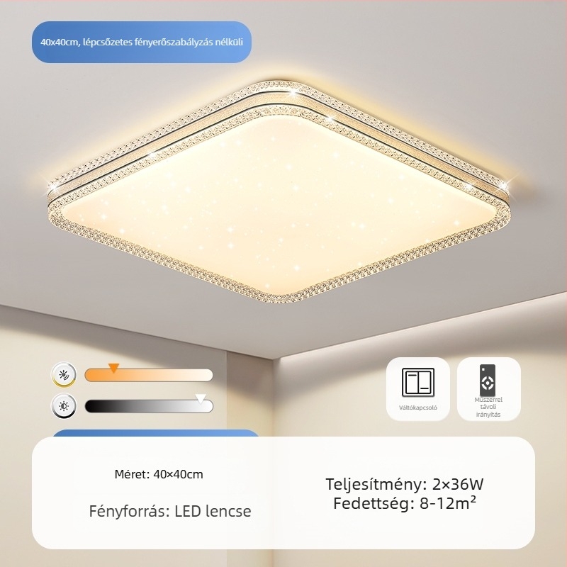 LED mennyezeti lámpa hálószobába, egyszerű modern nappali lámpa kerek szoba dolgozószoba erkély folyosó új lámpa