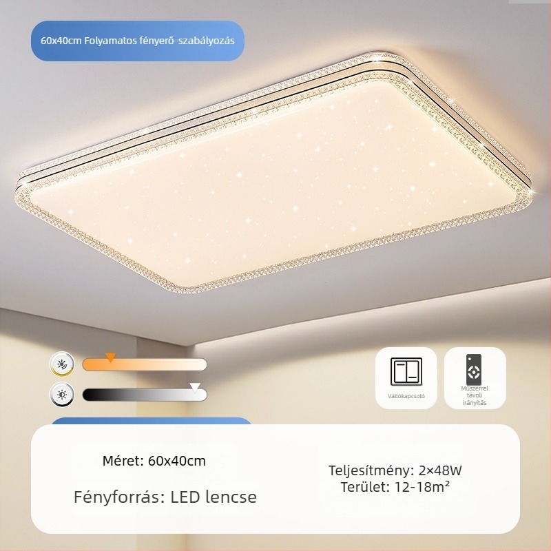 LED mennyezeti lámpa hálószobába, egyszerű modern nappali lámpa kerek szoba dolgozószoba erkély folyosó új lámpa