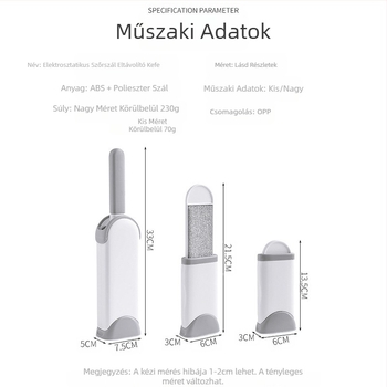 Ruhák a kefe eltávolításához szőr ragadós kisállat a kefe eltávolításához kefe por eltávolításához ruházat elektrosztatikus ragadós haj isten