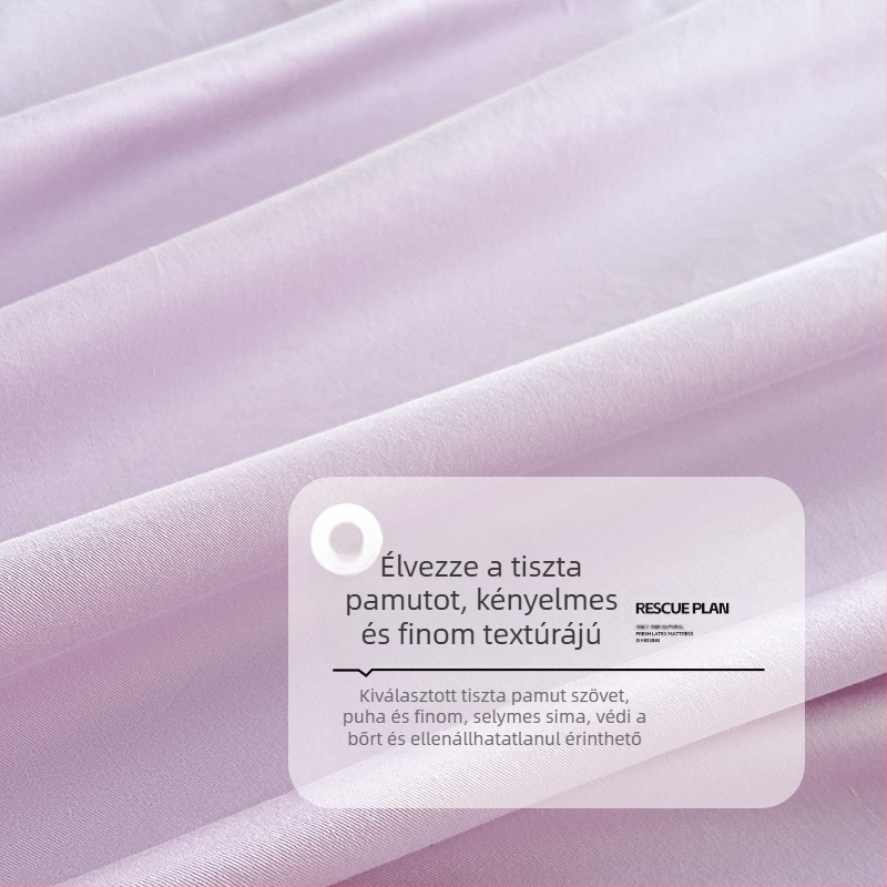 100 db-os Xinjiang pamut ágytakaró, egyrészes, tiszta pamut ágytakaró, egyszínű matracvédő, porálló pamut ágytakaró, háromrészes szett