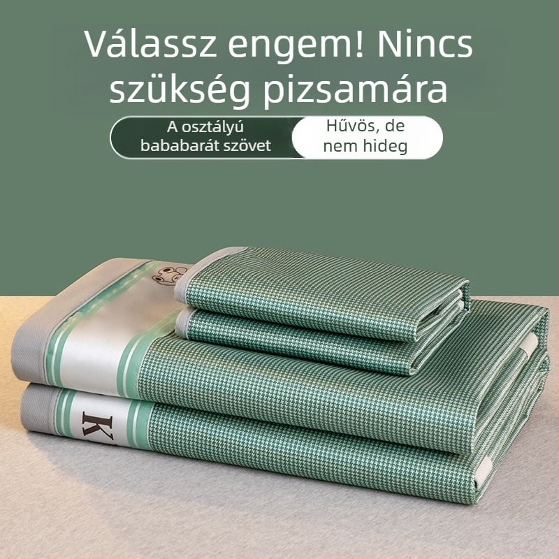 Nyári nyári szőnyeg jég selyem szőnyeg mosható légkondicionáló szőnyeg háromrészes szett diákkollégium egyetlen összecsukható nyári szőnyeg nagykereskedelem