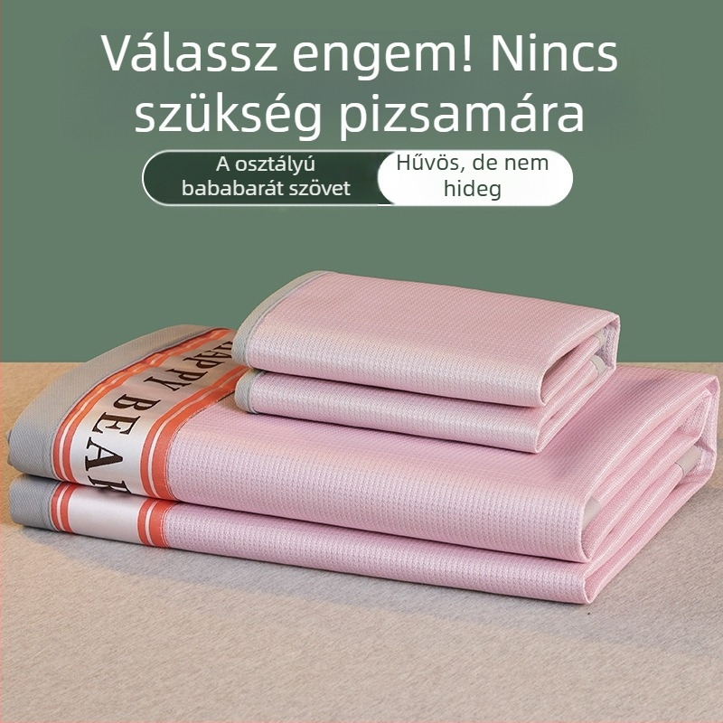 Nyári nyári szőnyeg jég selyem szőnyeg mosható légkondicionáló szőnyeg háromrészes szett diákkollégium egyetlen összecsukható nyári szőnyeg nagykereskedelem