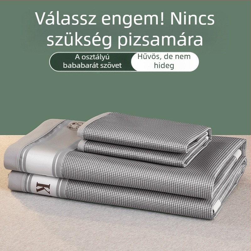 Nyári nyári szőnyeg jég selyem szőnyeg mosható légkondicionáló szőnyeg háromrészes szett diákkollégium egyetlen összecsukható nyári szőnyeg nagykereskedelem