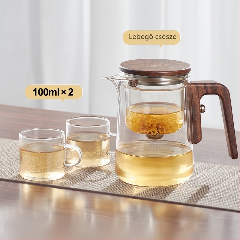 Tea négyzet alakú rúd ingyenes teáskanna lusta emberek teáskészlet tea vízelválasztó pohár üveg vízpohár úszó pohár