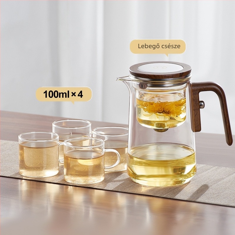 Tea négyzet alakú rúd ingyenes teáskanna lusta emberek teáskészlet tea vízelválasztó pohár üveg vízpohár úszó pohár