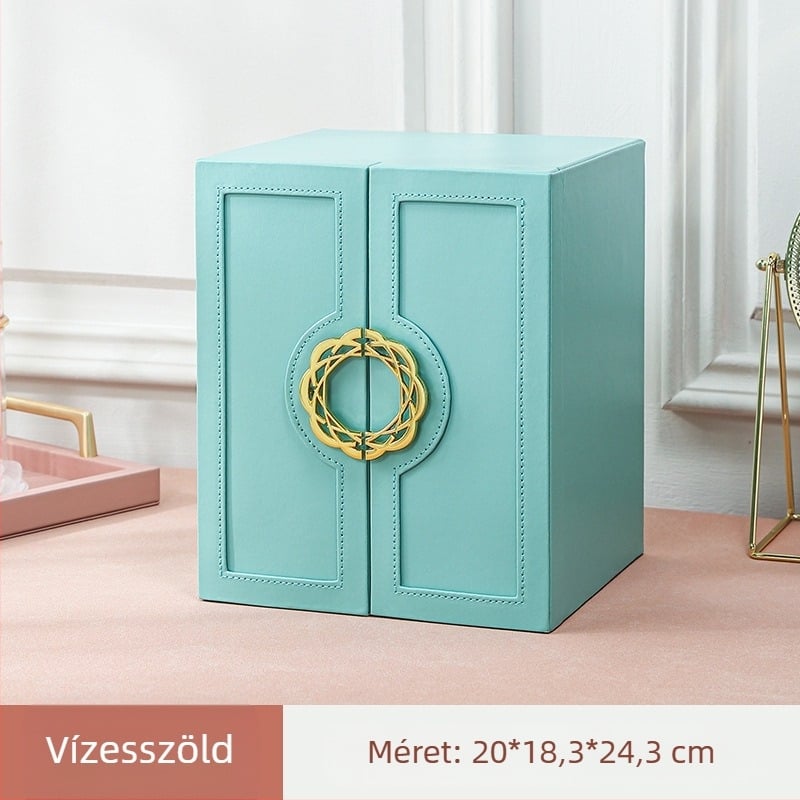 ékszertároló doboz Little Red Book Light luxus háztartási nagy kapacitású többrétegű ékszerdoboz fülbevalók és gyűrűk ékszerdoboz
