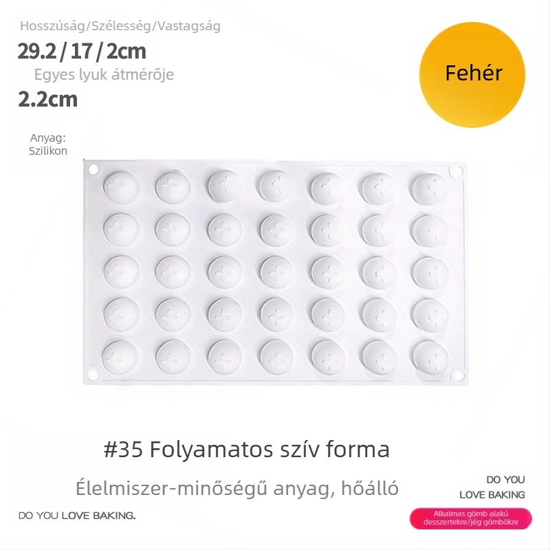 Folyó szív alakú töltelék hold alakú tortaforma szilikon kerek gömb alakú jégkorong joghurt fagyasztott tej sárga galagonya golyó jégkocka jégdoboz 5g g