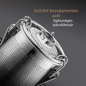 Rozsdamentes acél sós kosár sűrű hálós sós kosár lyukasztó salakosár hallé forró edény leves fűszergolyó fűszerkosár