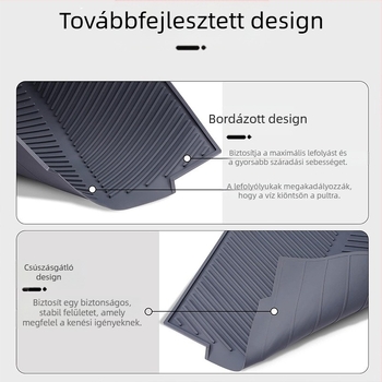 Szilikon lefolyószőnyeg Konyhai edények szűrőszőnyeg Háztartási étkezőasztal szőnyeg Szűrőszőnyeg Szilikon lefolyólemez szőnyeg