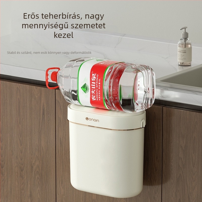 Szemetes Falra szerelhető WC Fedéllel Fürdőszobai Gap Konyhai Szemetescső Háztartási Advanced Sense Tároló Vödör