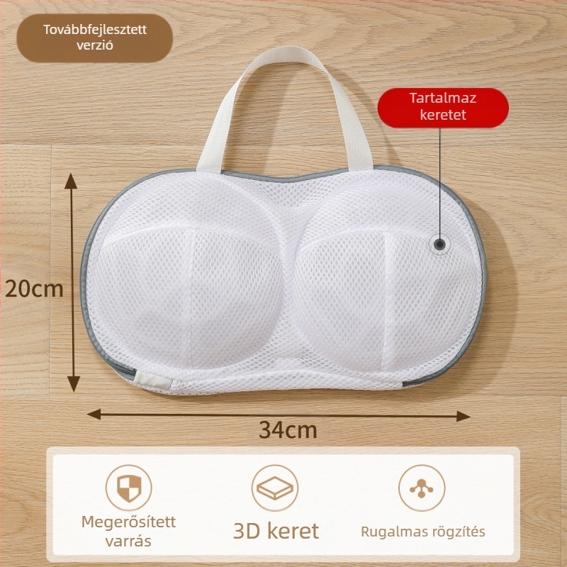 Melltartó mosózsák Mosógép fehérnemű tisztítás Speciális deformációgátló szűrőzsák Melltartó mosózsák Hálós zseb