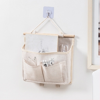 Fali táska, tárolótáska, szövet, kollégiumi akasztós zseb, éjjeli tárolótáska, akasztós zseb, hálószobai ágy, diák akasztós zseb