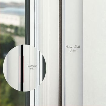 Ajtó- és ablakrés-tömítőszalag háztartási öntapadós téli hangszigetelő ajtórés-szélálló szalag szekrény tolóajtó-tömítőszalag