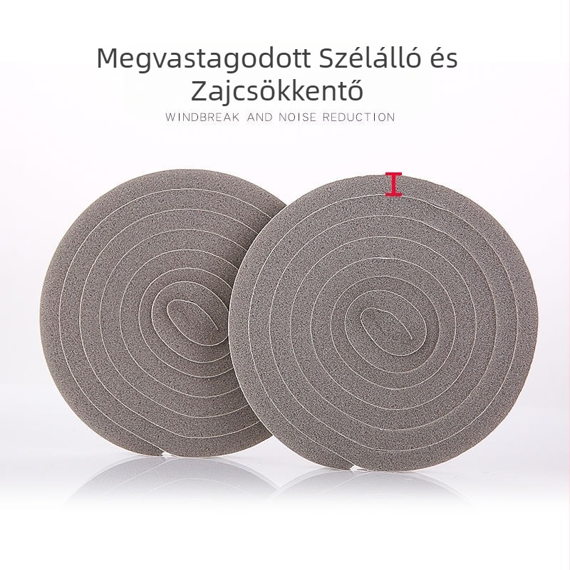 Ajtó- és ablakrés-tömítőszalag háztartási öntapadós téli hangszigetelő ajtórés-szélálló szalag szekrény tolóajtó-tömítőszalag