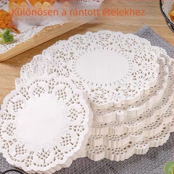 Olajfelszívó papír, virágalappapír, kerek virágpapír, sütőpapír, konyhai virágpárna, pizzapapír, csipkepapír, párnapapír nagykereskedelem